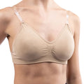 Silky Seamless Clear Back Bra Top